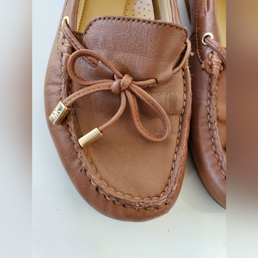 Michael Kors Daisy brown moccasin Loafers Flats Size 7 - Picture 9 of 11